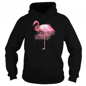 Flamingo Aquarell Niedliche Wildvogel Grafik Shirt 5