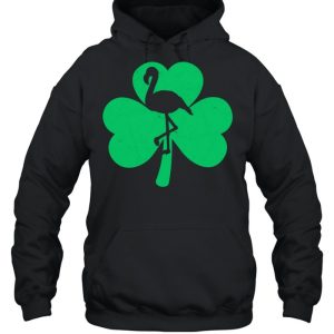 Flamingo Birds Irish Shamrock St Patricks Day shirt 3