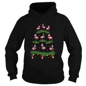 Flamingo Christmas Tree Ornament Decor shirt