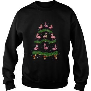 Flamingo Christmas Tree Ornament Decor shirt 3