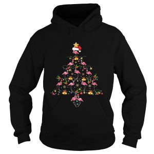 Flamingo Christmas Tree Shirt 1