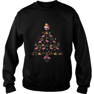 Flamingo Christmas Tree Shirt 3