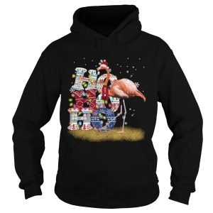 Flamingo Ho Ho Ho Christmas shirt 1