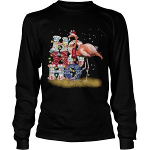 Flamingo Ho Ho Ho Christmas shirt 2