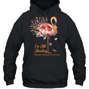 Flamingo I'm Still Standing Multiple Sclerosis Awareness Shirt 3