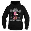 Flamingo Make Christmas Great Again shirt