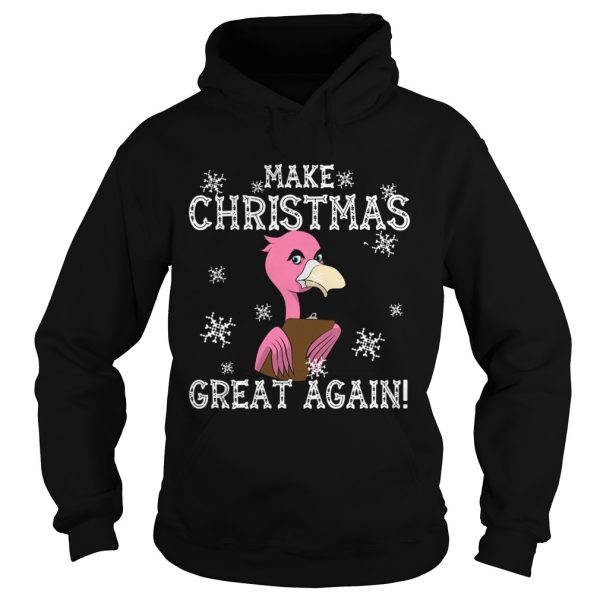 Flamingo Make Christmas Great Again shirt