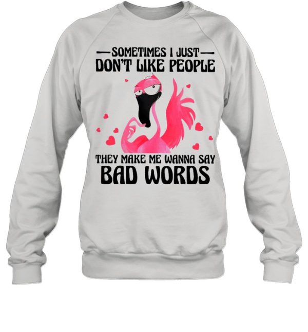 Flamingo Say Bad Words Flamingo Lovers Shirt