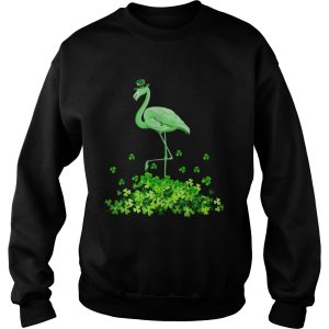 Flamingo St Patricks Day Women Irish Flamingo shirt 2