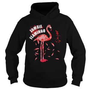 Flamingo Zombie Flamingo Halloween Bird TShirt 1