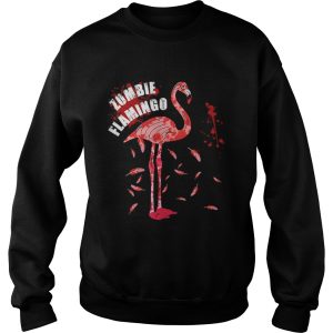 Flamingo Zombie Flamingo Halloween Bird TShirt 3