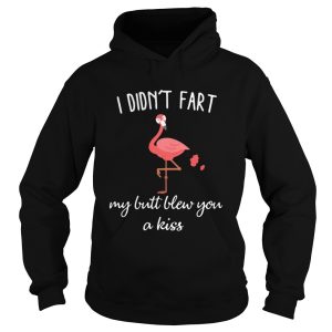 Flamingo i didnt fart my butt blew you a kiss shirt L 1