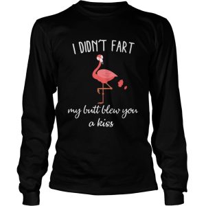 Flamingo i didnt fart my butt blew you a kiss shirt L 2