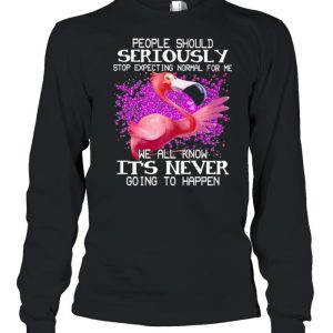 Flamingo people should seriously We all know It's never going to happen shirt 1