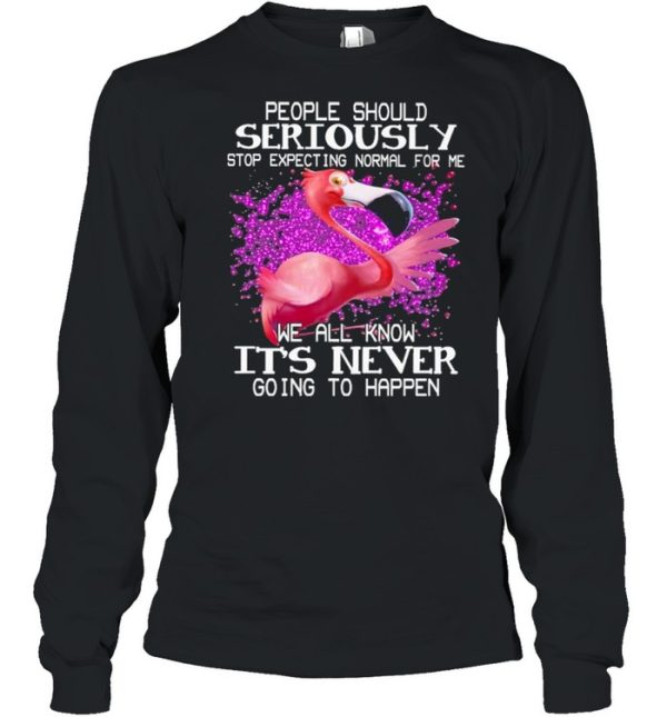 Flamingo people should seriously We all know It’s never going to happen shirt