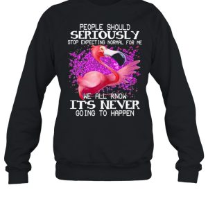 Flamingo people should seriously We all know It’s never going to happen shirt