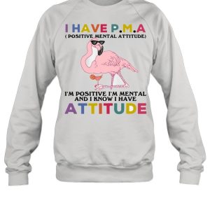 Flamingos I Have Pma I'm Positive I'm Mental And I Know I Hate Attitude Shirt 4