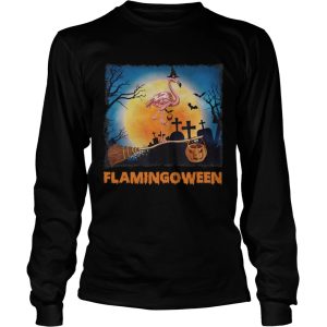 Flamingoween Funny Flamingos Halloween Shirt 2