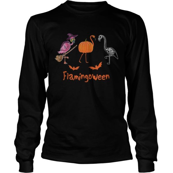 Flamingoween Funny Flamingos Halloween TShirt