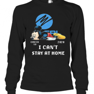 Florida Power And Light Mickey Mouse Covid 19 2020 I Cant Stay At Home T-Shirt