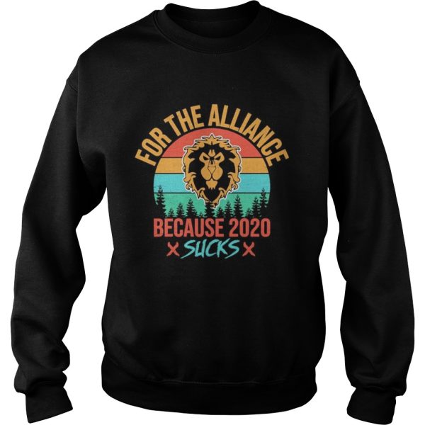 For the Alliance because 2020 Sucks vintage shirt