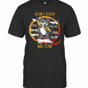 Freddie Mercury Don’T Stop Meow T-Shirt