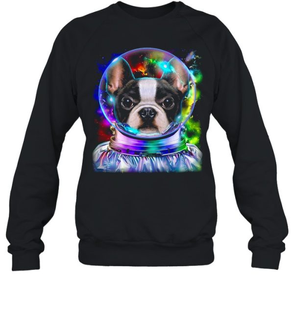 French Bulldog As Astronaut Exploring Space And Galaxy shirt