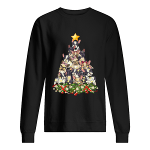 French Bulldog Dog Christmas Light Decor Christmas Tree shirt 2