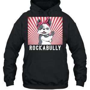 French Bulldog Dog Holder Rockerbilly shirt