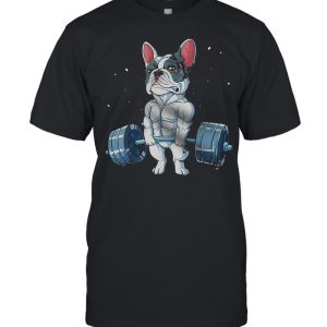 French Bulldog Weightlifting 2021 shirt 1