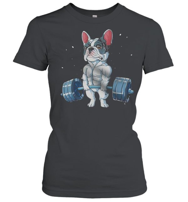 French Bulldog Weightlifting 2021 shirt