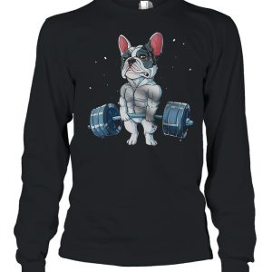 French Bulldog Weightlifting 2021 shirt 3