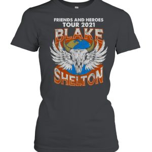 Friends And Heroes Blakes tour 2021 Shelton T Shirt 2