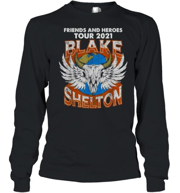 Friends And Heroes Blakes tour 2021 Shelton T-Shirt