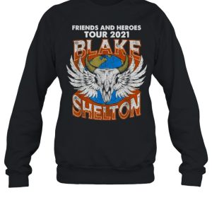 Friends And Heroes Blakes tour 2021 Shelton T Shirt 4