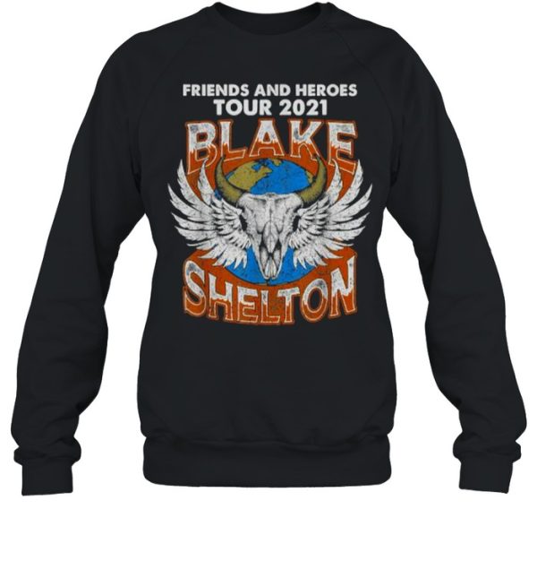 Friends And Heroes Blakes tour 2021 Shelton T-Shirt