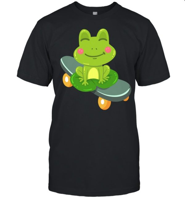 Frog Skateboard Skateboarding shirt