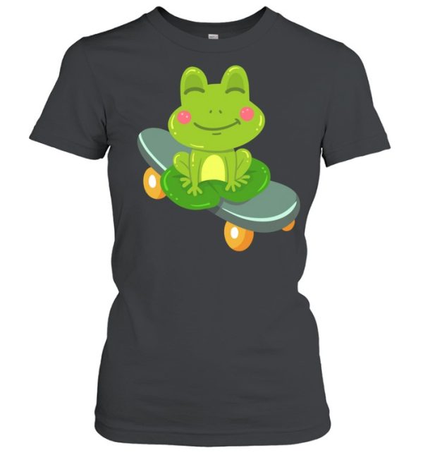 Frog Skateboard Skateboarding shirt