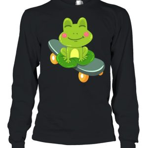 Frog Skateboard Skateboarding shirt 3