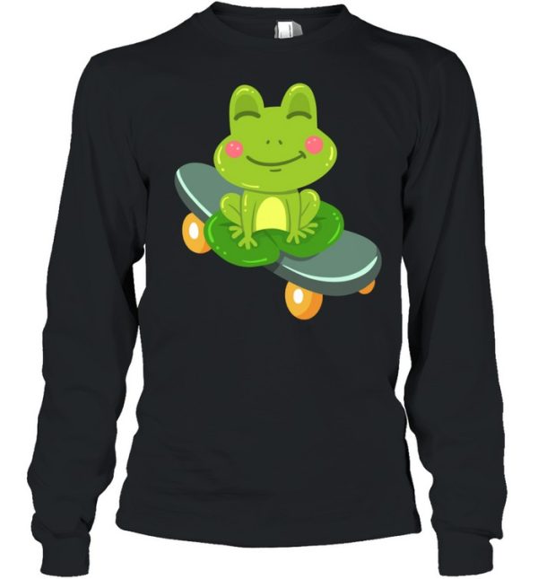 Frog Skateboard Skateboarding shirt