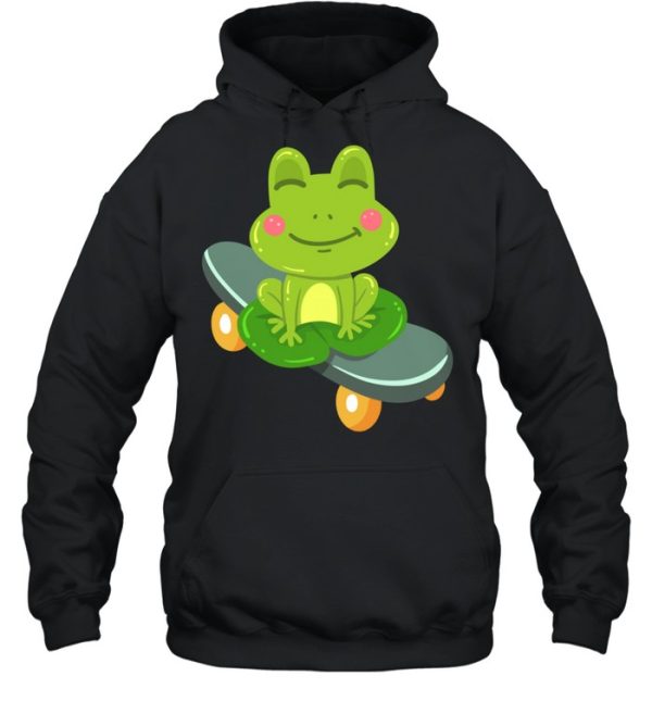 Frog Skateboard Skateboarding shirt