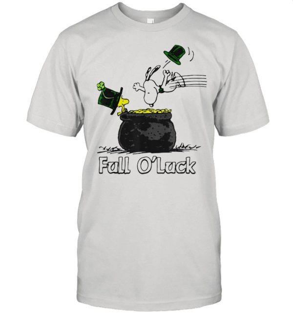 Full O’cluck Irish Snoopy Woodstock Patricks Day shirt