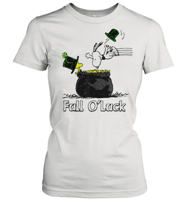 Full O’cluck Irish Snoopy Woodstock Patricks Day shirt