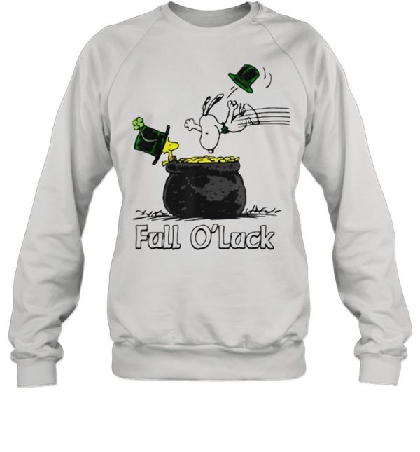 Full O’cluck Irish Snoopy Woodstock Patricks Day shirt