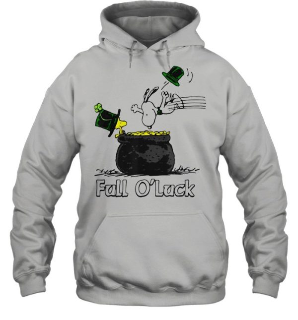 Full O’cluck Irish Snoopy Woodstock Patricks Day shirt