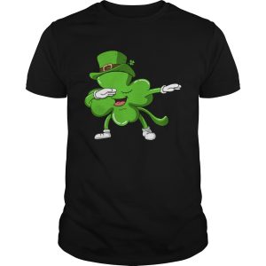 Funny Dabbing Shamrock Dab Happy St Patricks Day shirt