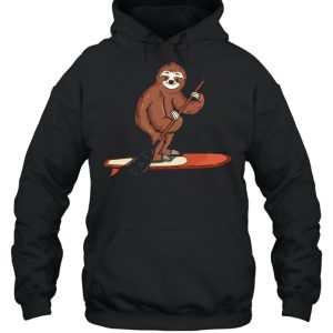 Funny Paddleboarding Sloth Paddle Board Stand Up Paddleboard shirt 5