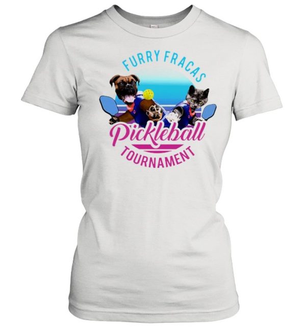 Furry Fracas Pickleball Tournament shirt