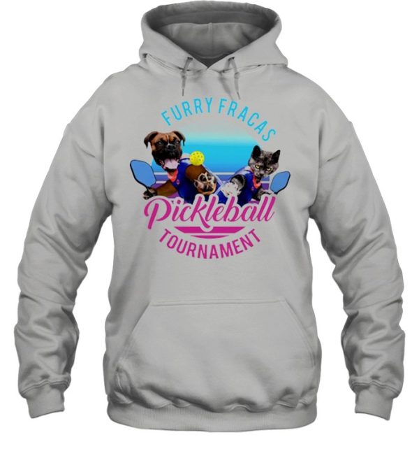 Furry Fracas Pickleball Tournament shirt