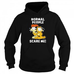 Garfield normal people scare me shirt 5